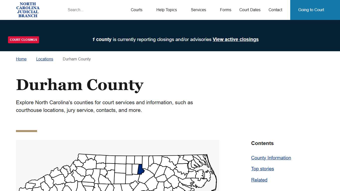 Durham County | North Carolina Judicial Branch